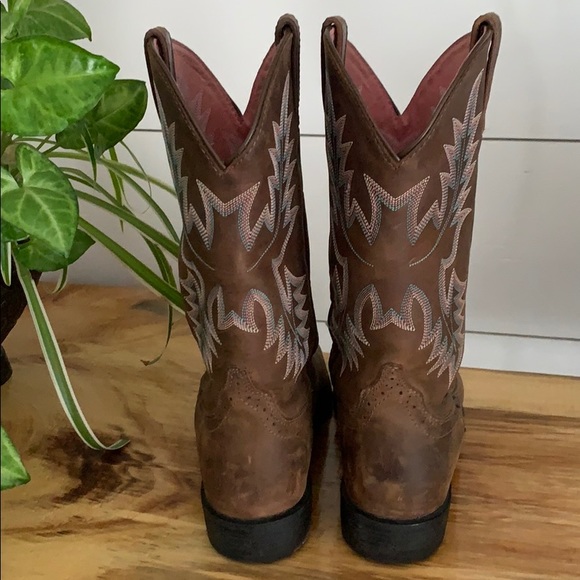 Ariat Stockman Saddle Vamp Cowgirl western Boot 10 - Picture 6 of 8